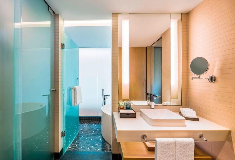 اتاق استاندارد با تخت دوبل و چشم‌انداز, Le Méridien Qingdao West Coast Resort