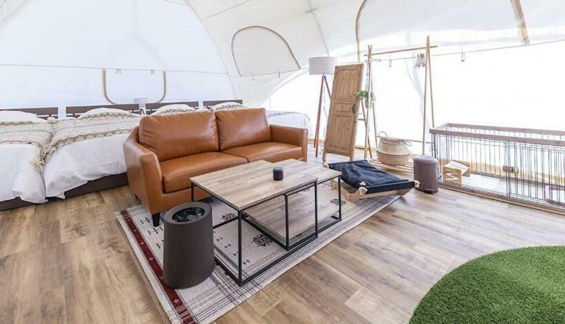 اتاق خانوادگی با سرویس بهداشتی مشترک, Glamping&port結