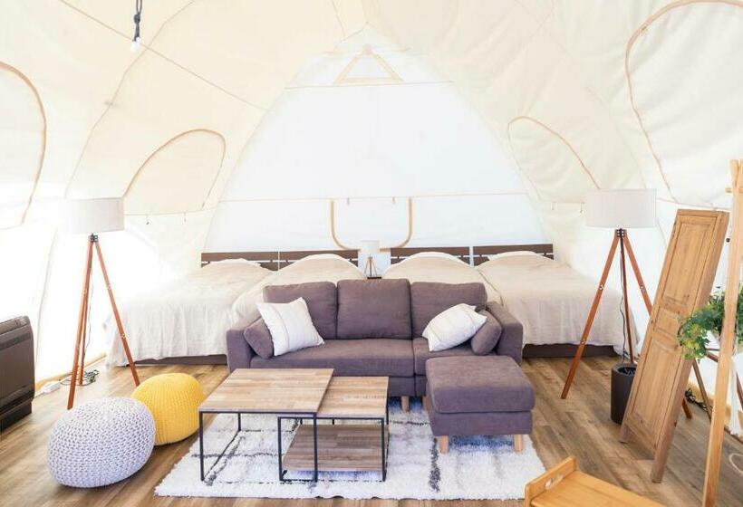 اتاق خانوادگی با سرویس بهداشتی مشترک, Glamping&port結