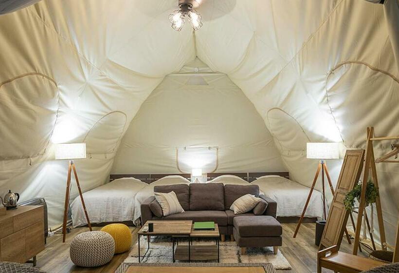 اتاق خانوادگی با سرویس بهداشتی مشترک, Glamping&port結