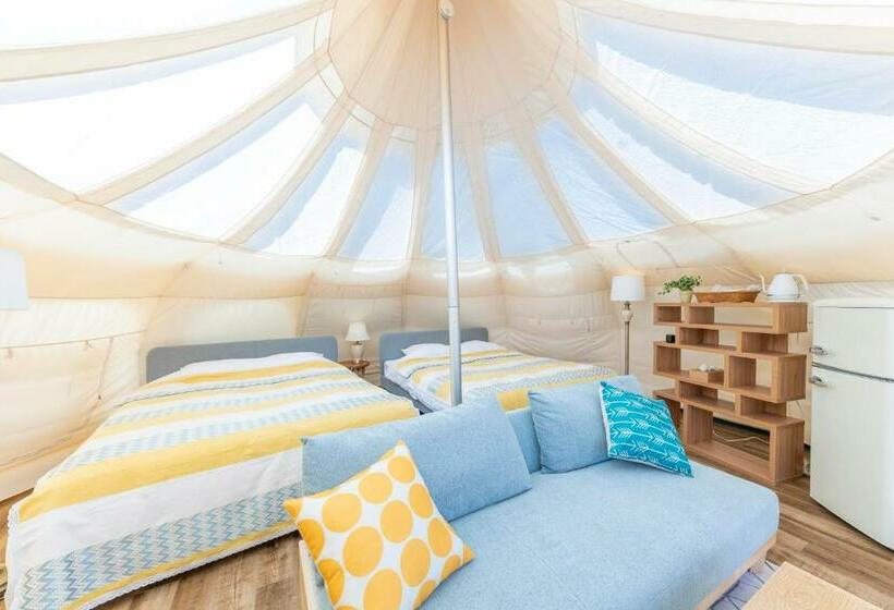 اتاق خانوادگی با سرویس بهداشتی مشترک, Glamping&port結