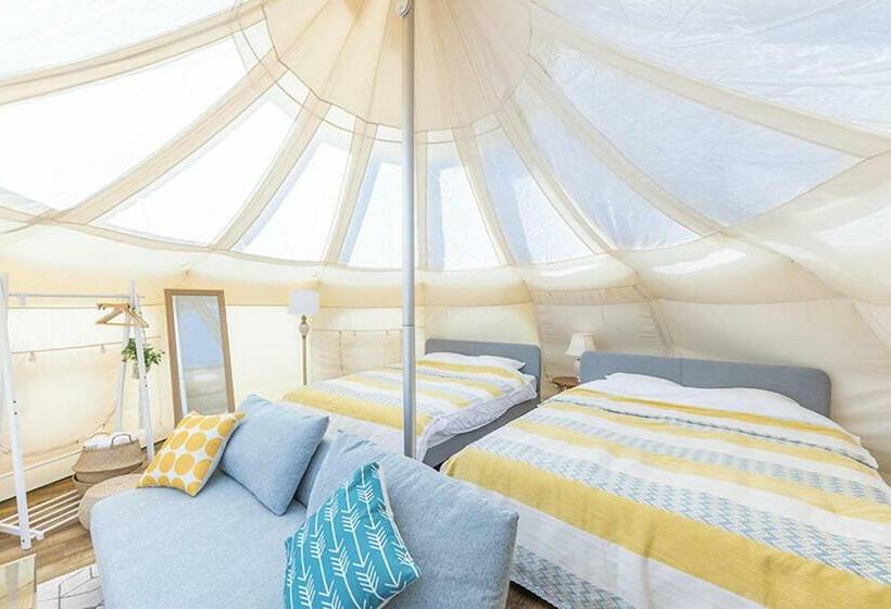 اتاق خانوادگی با سرویس بهداشتی مشترک, Glamping&port結