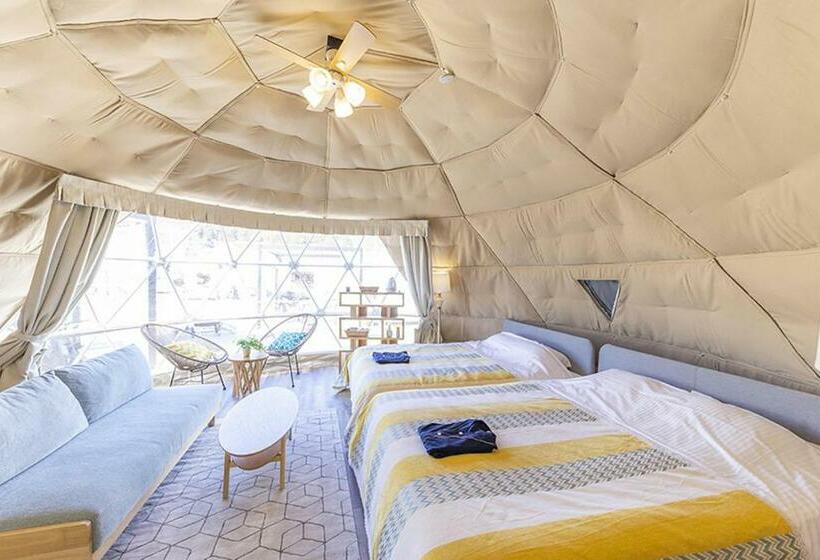 اتاق خانوادگی با سرویس بهداشتی مشترک, Glamping&port結
