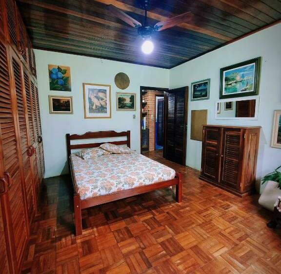 اتاق استاندارد با چشم‌انداز باغ, Hostel & Eventos Jussara Cultural Joinville