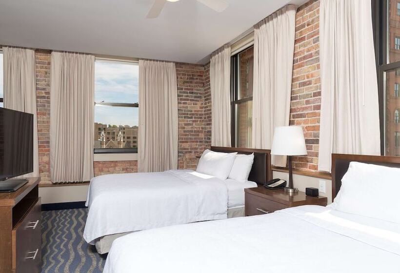 2 Bedroom Suite City View, Homewood Suites By Hilton Grand Rapids Downtown