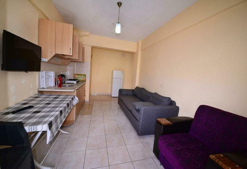 آپارتمان 1 خوابه با چشم‌انداز استخر, Fethiye Apart Otel