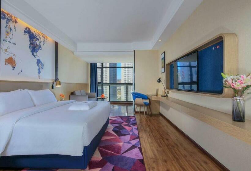 اتاق استاندارد با چشم‌انداز شهر, Kyriad Marvelous Hotel Kunming High Tech Zone Wuyue Plaza