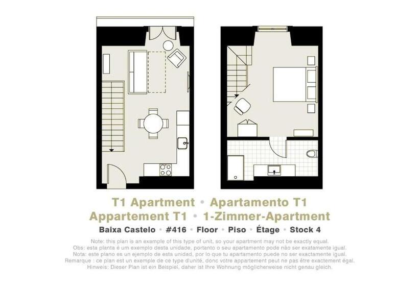 1 Bedroom Apartment, Lisbon Serviced Apartments   Baixa Castelo