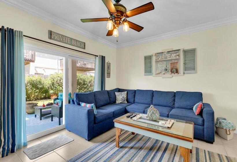 آپارتمان 1 خوابه با چشم‌انداز باغ, Rain Dancer By South Padre Condo Rentals