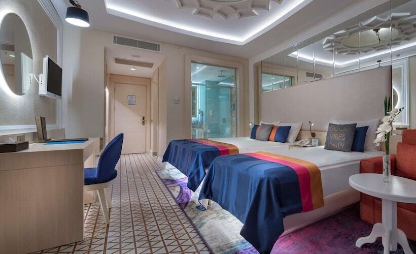 标准间带游泳池, Granada Luxury Belek   Family Kids Concept