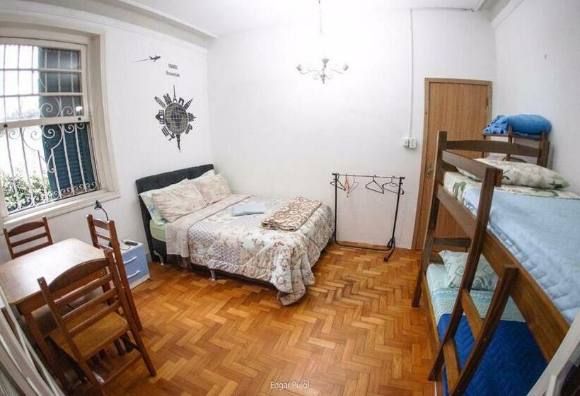 اتاق استاندارد چهارنفره با سرویس بهداشتی مشترک, Hostel Petrópolis