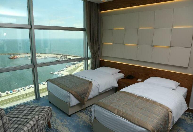 اتاق استاندارد با چشم‌انداز دریا, Panorama Damla Otel