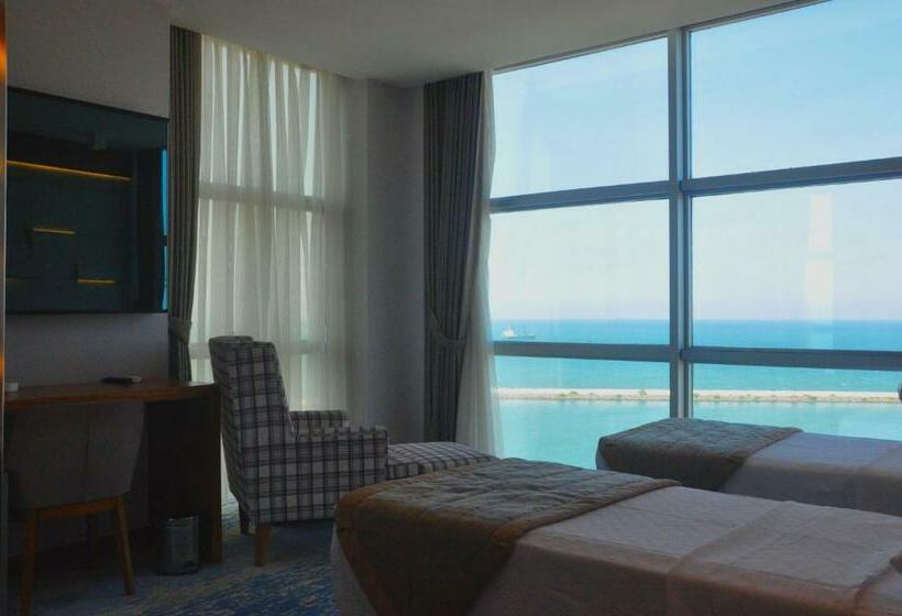 اتاق استاندارد با چشم‌انداز دریا, Panorama Damla Otel