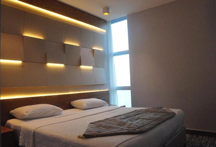 اتاق اساندارد با چشم‌انداز جانبی به دریا, Panorama Damla Otel