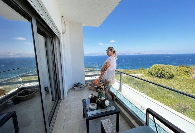 اتاق استاندارد با بالکن و چشم‌انداز دریا, Mavi Panorama