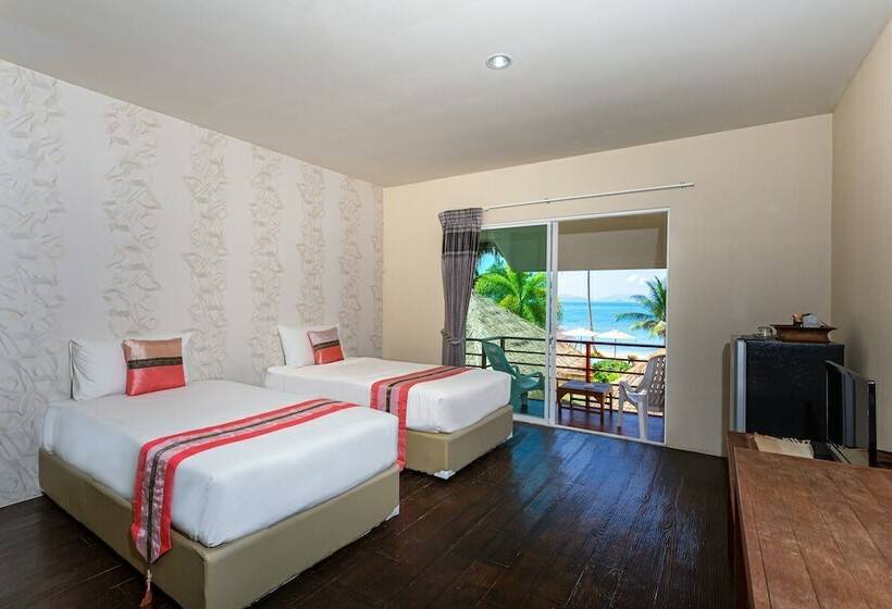 اتاق لوکس با چشم‌انداز دریا, Koh Yao Heaven Beach Resort