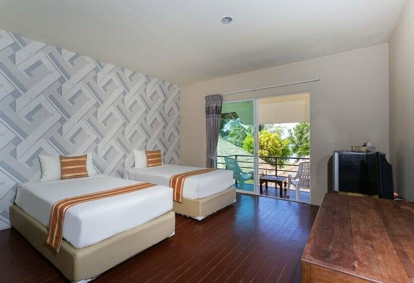 اتاق لوکس با چشم‌انداز دریا, Koh Yao Heaven Beach Resort