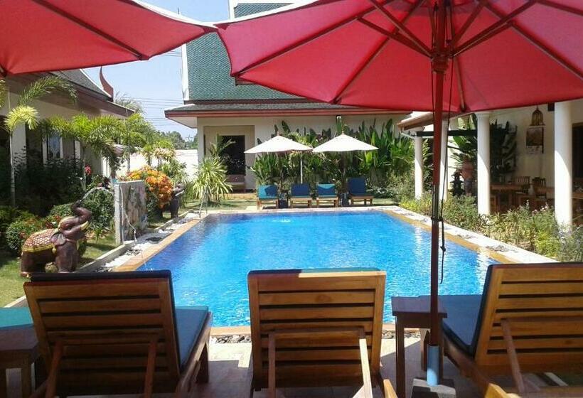 اتاق لوکس با تراس, Villa Angelica Bed And Breakfast In Phuket