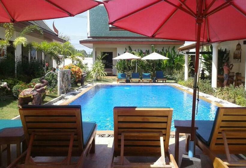 اتاق لوکس با تراس, Villa Angelica Bed And Breakfast In Phuket