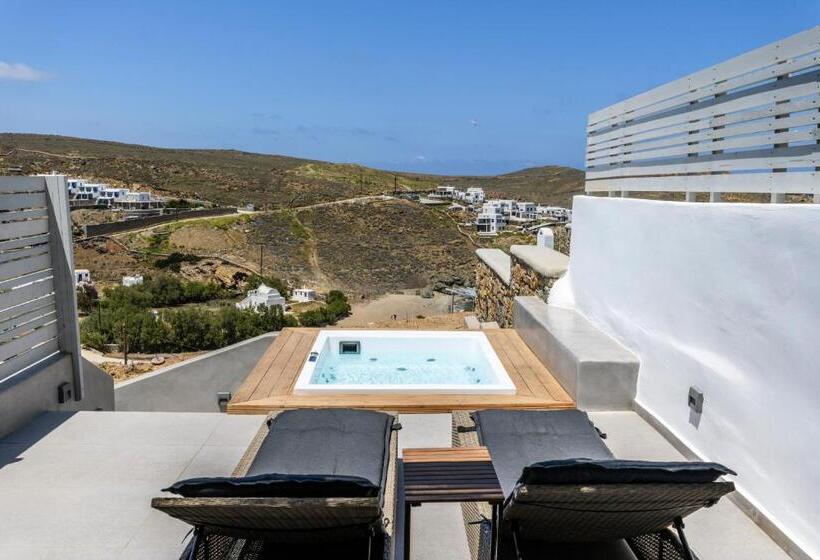 سوئیت با وان آب گرم, Sea Rock & Sky Private Mykonos Residence