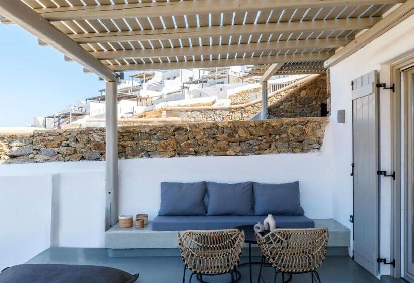ویلای 1 خوابه با چشم‌انداز دریا, Sea Rock & Sky Private Mykonos Residence
