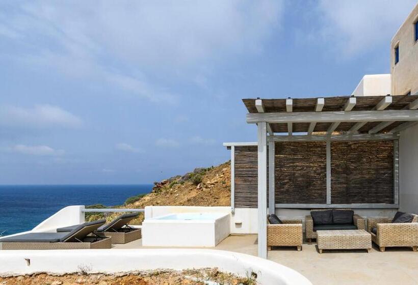 Suite King Bed, Sea Rock & Sky Private Mykonos Residence