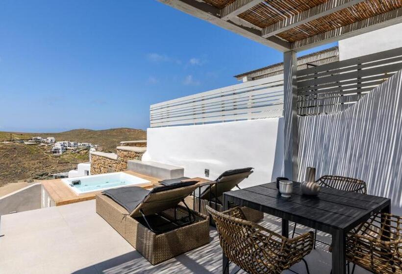 سوئیت با وان آب گرم, Sea Rock & Sky Private Mykonos Residence