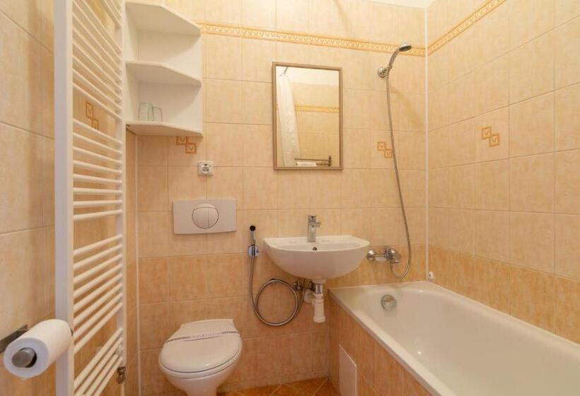 Comfort room with balcony, Romania