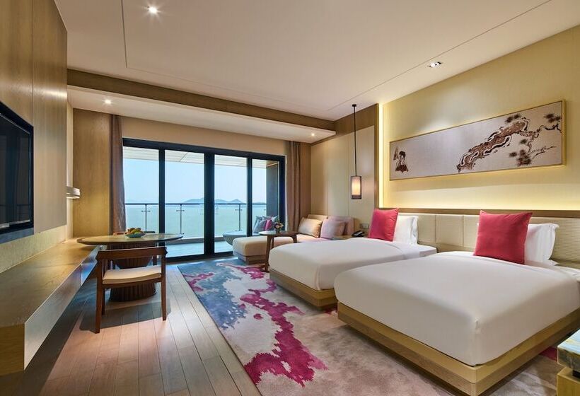 اتاق پرمیوم با چشم‌انداز دریا, Crowne Plaza Ningbo Xiangshan Sea View By Ihg