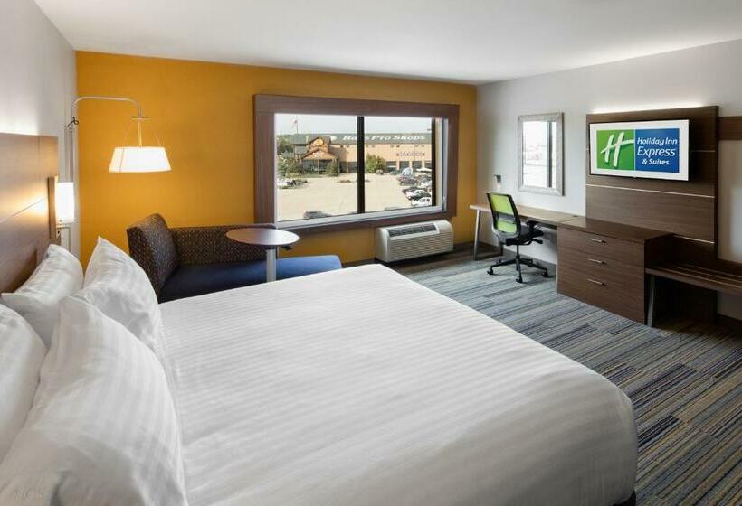 اتاق استاندارد با تخت بزرگ, Holiday Inn Express & Suites East Peoria  Riverfront