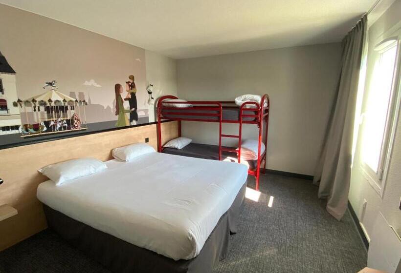 اتاق استاندارد چهار تخته, Kyriad Direct Orleans   La Chapelle St Mesmin