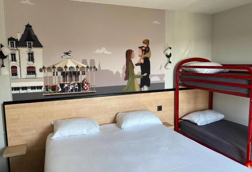 اتاق استاندارد چهار تخته, Kyriad Direct Orleans   La Chapelle St Mesmin