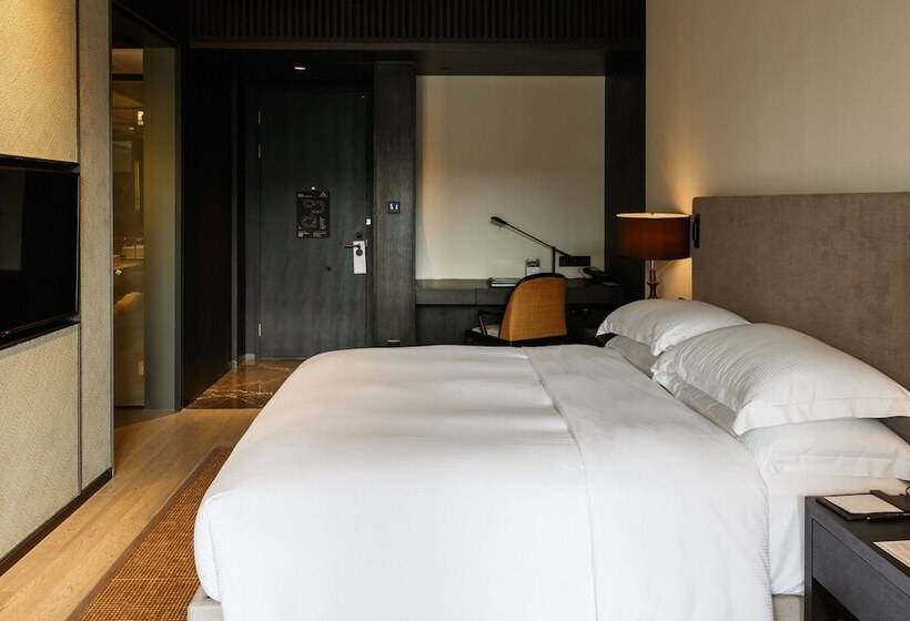 اتاق عادی با تخت دوبل, Hilton Ningbo Dongqian Lake