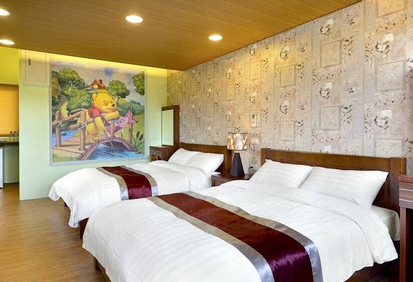 اتاق استاندارد با چشم‌انداز کوهستان, Jinge Guest House 集集金格民宿電動車充電站