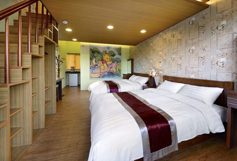 اتاق استاندارد با چشم‌انداز کوهستان, Jinge Guest House 集集金格民宿電動車充電站
