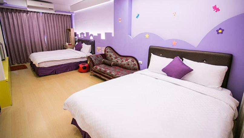 اتاق استاندارد چهارنفره با بالکن, Kenting Mulan Homestay