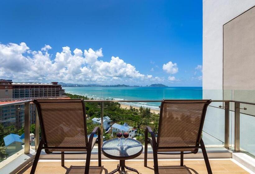 اتاق لوکس با تخت بزرگ, Sanya Seacube Holiday