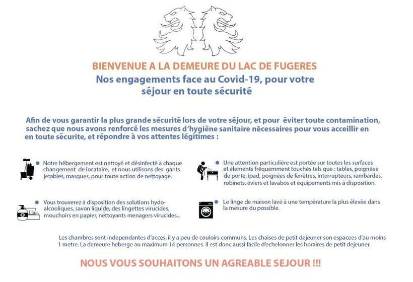 اتاق استاندارد, La Demeure Du Lac De Fugeres
