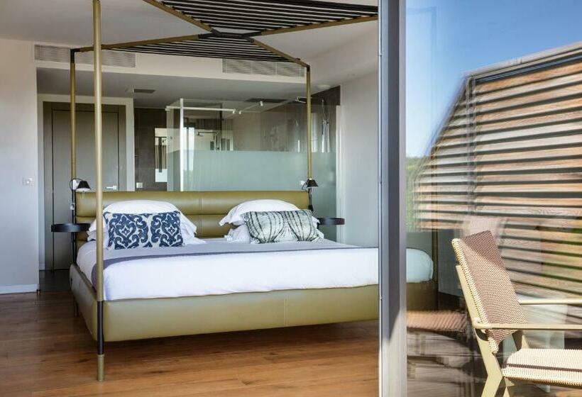 اتاق لوکس با چشم‌انداز, Hôtel & Spa Version Maquis Citadelle