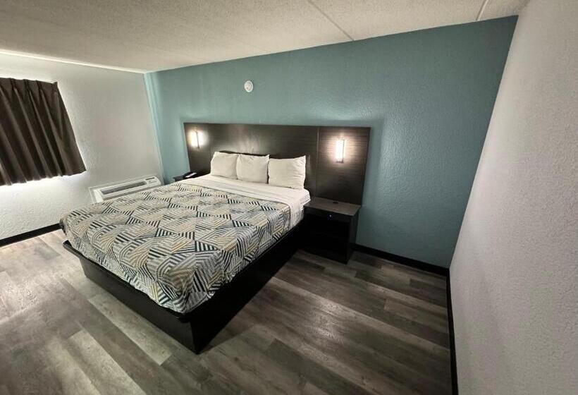 اتاق لوکس با تخت بزرگ, Studio 6 Suites East Syracuse Airport