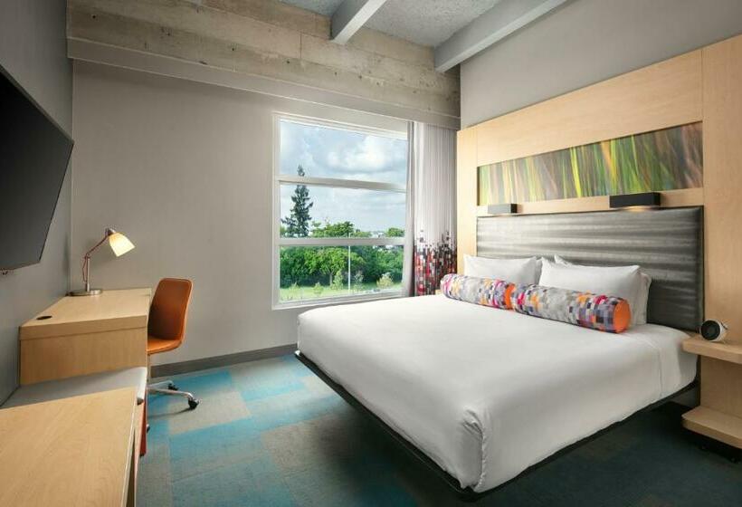 Standaardkamer met Kingsize Bed, Aloft Miami Airport