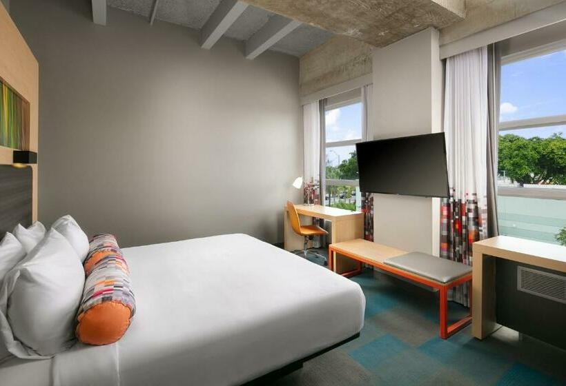 Standaardkamer met Kingsize Bed, Aloft Miami Airport