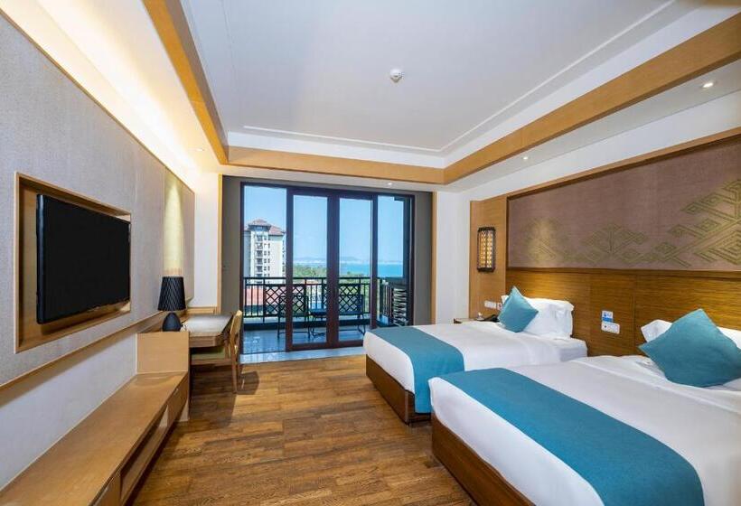 اتاق لوکس با چشم‌انداز دریا, Hnti·narada Sanya Bay Resort