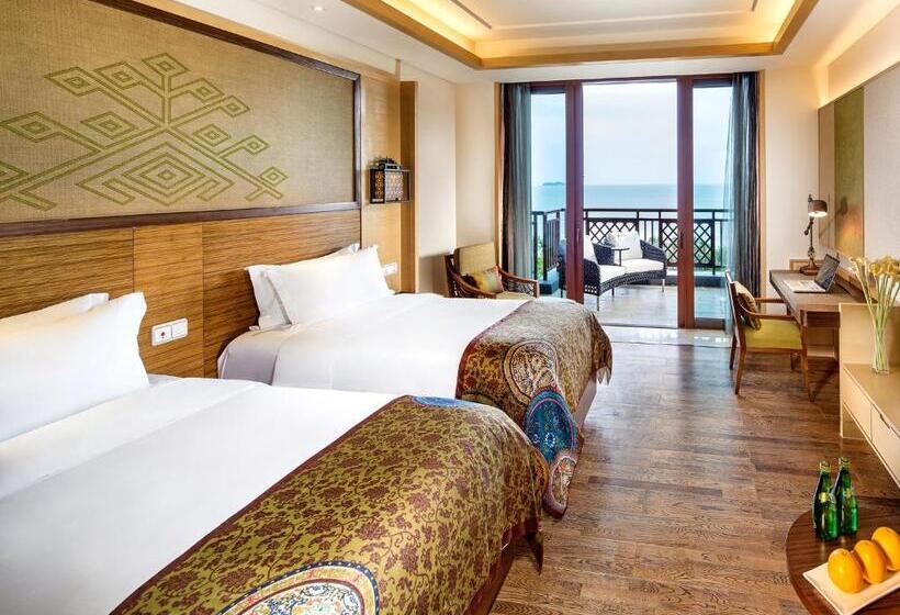 اتاق لوکس با چشم‌انداز دریا, Hnti·narada Sanya Bay Resort