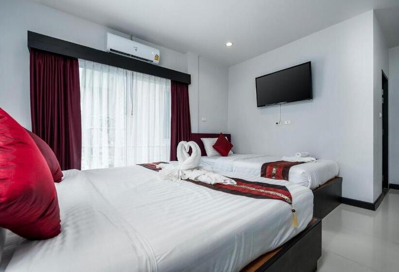 اتاق استاندارد سه تخته با بالکن, Sunray Beach