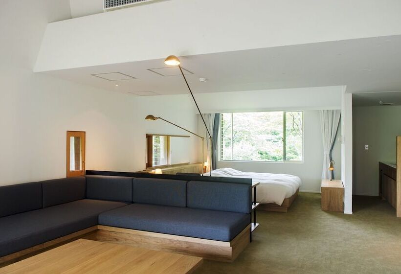 2 Bedroom Suite Mountain View, Hakone Retreat Före