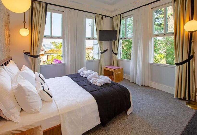 اتاق لوکس با بالکن و چشم‌انداز دریا, Mansion Miliá