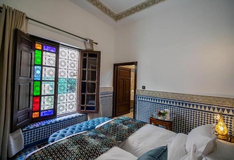 اتاق استاندارد با چشم‌انداز استخر, Riad Fes Ziyat & Spa