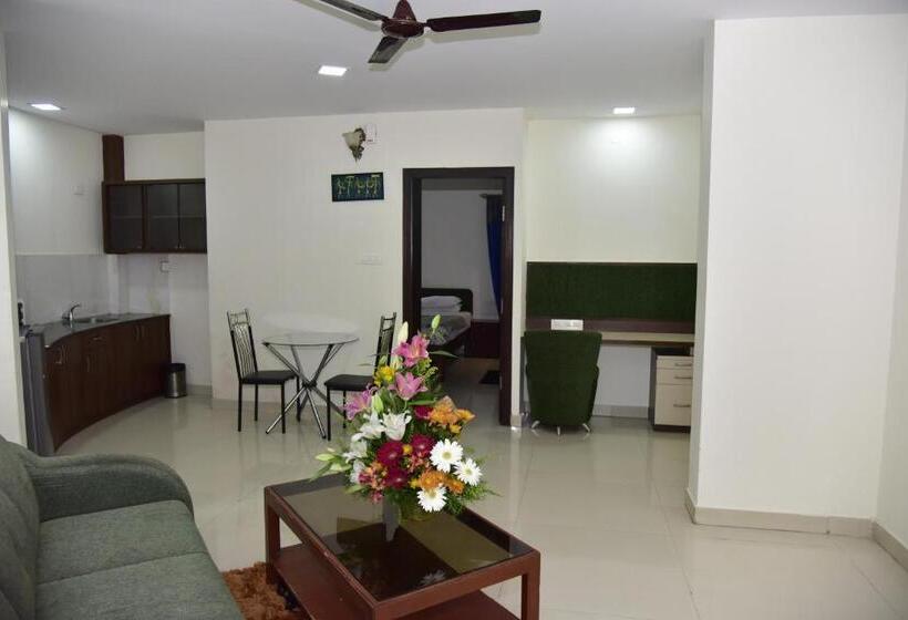 آپارتمان 1 خوابه, Seasons Suites   Koramangala