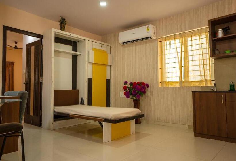 آپارتمان 1 خوابه, Seasons Suites   Koramangala